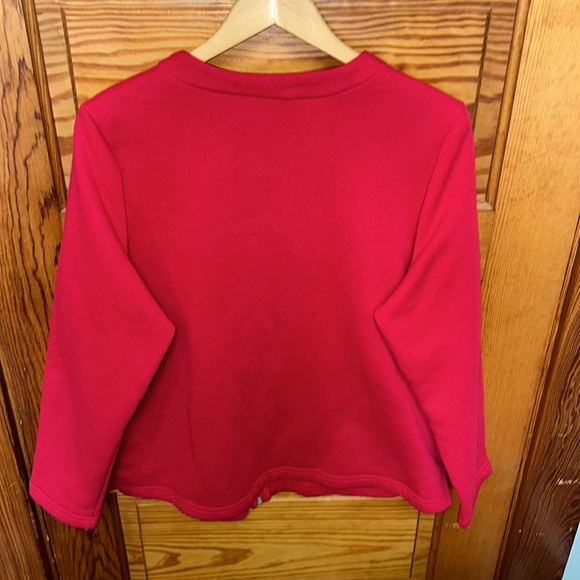 Breckenridge Zip up cardigan with embroidered snowflakes size 1X - Picture 2 of 7